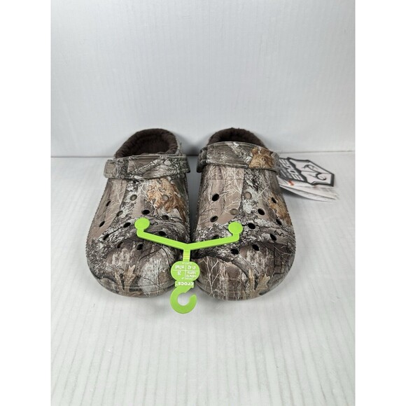Size 8 Mens Crocs Classic Lined Realtree Edge Camo Casual Shoes 205377-280 NEW main image 5